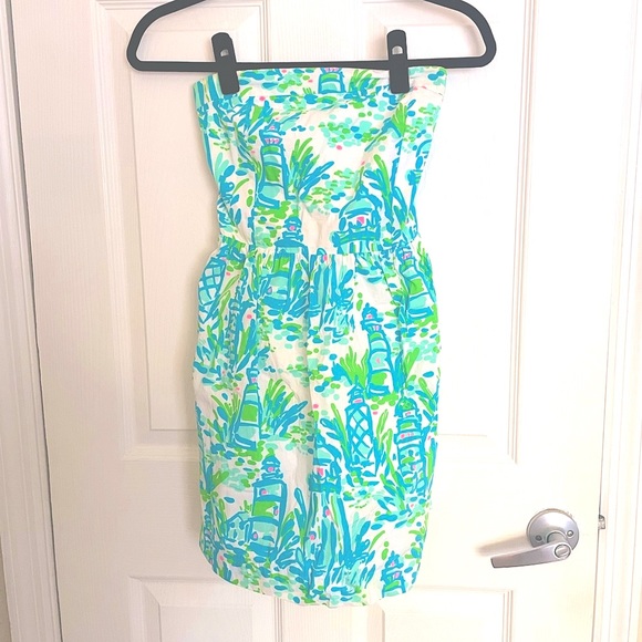 Lilly Pulitzer Lighthouse Print Dress 🌴 - Picture 1 of 9